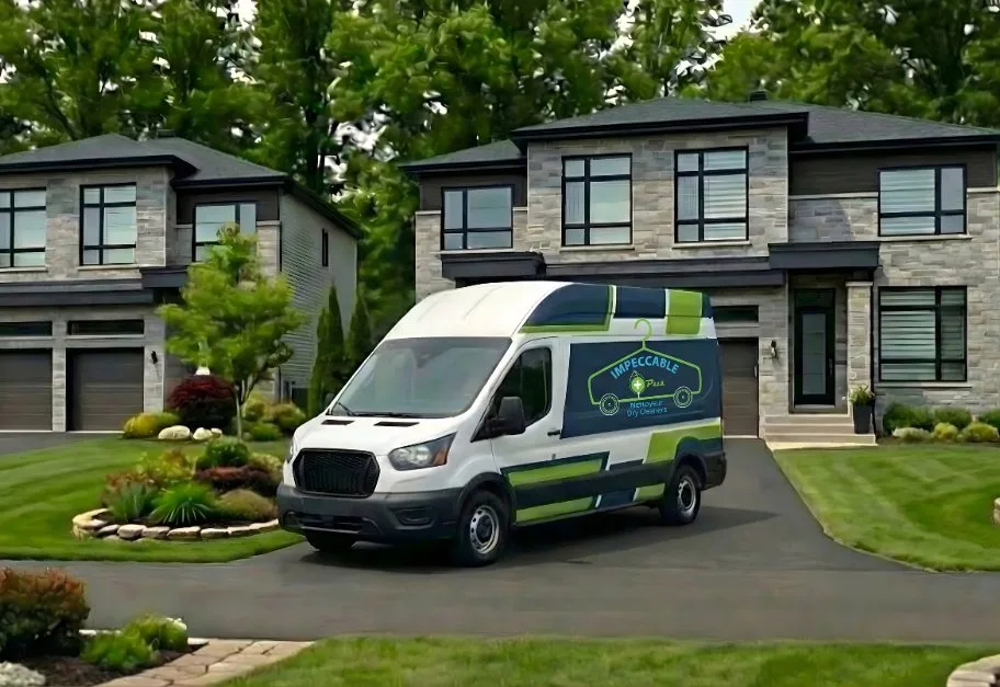 Impeccable Plus delivery van — free pickup and delivery across Greater Montreal